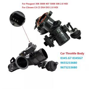 0345.G7 9675233680 시트로엥 C4 푸조 3008 407 2.0 HDi 용 전자 스로틀 바디 WG 1013578