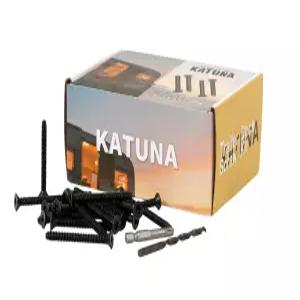 KATUNA 1/4-20 x 2-1/2인치 트레일러 데크 나사(100팩) 나무에서 금속으로 사용 가능한 T30 Torx 스타