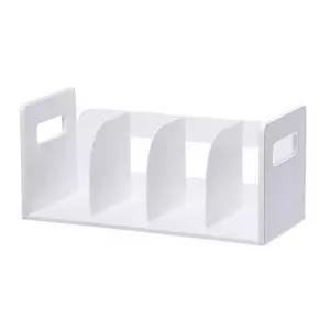 시스맥스 마이룸 책꽂이 4단 그레이 42121사무실 3단 정리 수납 책상 데스크 잡지 다용도 바인더 서류 문서