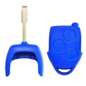 포드 MK7 트랜짓 WM 2006-2014 P/N FO21 블레이드용 원격 자동차 키 6C1T15K601AG 3 단추 433Mhz 4D63 애프