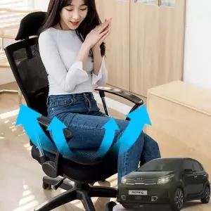 (제품 TYPE 1 - 쿨링 4팬)더뉴모닝 호환 휴대용 쿨링방석 자동차방석