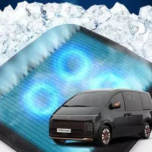 (제품 TYPE 1 - 쿨링 4팬)스타리아 자동차 호환 4팬 쿨링방석 메쉬