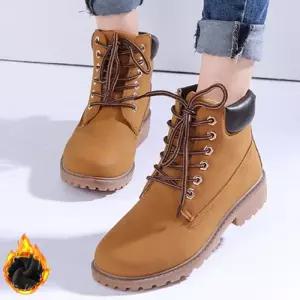 여성 캐주얼 키높이 겨울 기모안감 부츠워커 ZG-G44