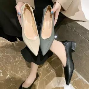 여성 스틸레토 캐주얼 블로퍼 플랫 슈즈 LK-P128