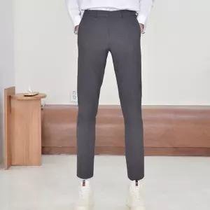 교복몰 (빅사이즈)스판 사계절 그레이 교복 바지 남자 aZu1+3KFr