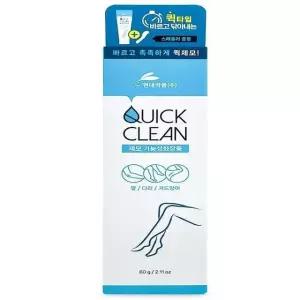 제모 기능성화장품 퀵클린 제모크림 60g 팔 다리 겨드랑이 퀵제모 스패츌러 주걱 포함(SH)