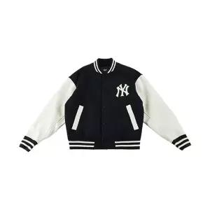 MLB 공용 울 베이직 바시티자켓 3AJPV0141-50BKS