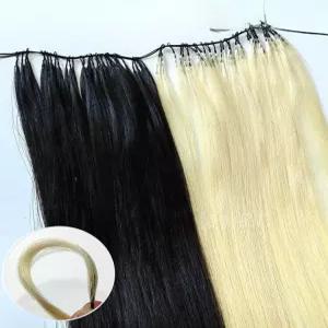 붙임 피스 뿌리 익스텐션 연장 머리 노팁 헤어 인모 특수컬러