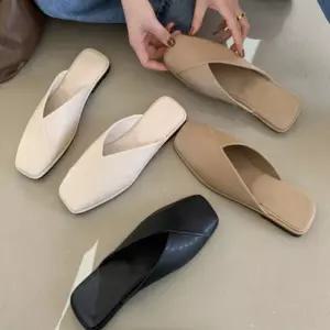 여성구두 여름신발 사무실슬리퍼 뮬 뮬슬리퍼 네모코 여성 구두