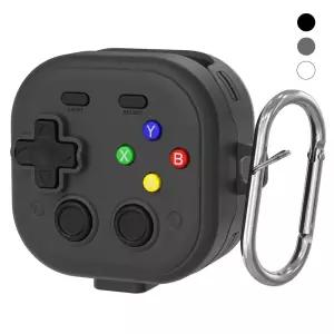 갤럭시 버즈4 프로 레트로 컨트롤러 잠금 분실 방지 범퍼 게임기 케이스 락 카라비너 고리