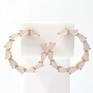 [셀러허브 패션][블루케이] AA실버925 장미석 합성석귀걸이211133-05n