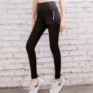 스포츠웨어 밴딩반바지와 레깅스일체형 활동하기 편한투인원 팬츠