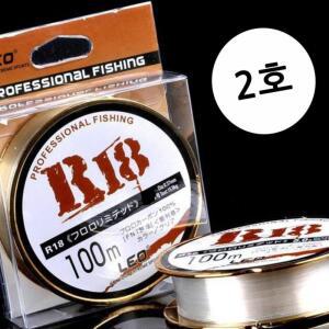 [2개구성] 2호 100미터 민물 배스 릴 소품 라인 채비 낚싯 루어 바다 투 줄 낚시 원 EW6548A9