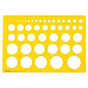 [2개구성] 산키스 원형정규 NO.140 템플레이트 템플릿 템플렛 학용품 사무용품 ARWAD3B8C