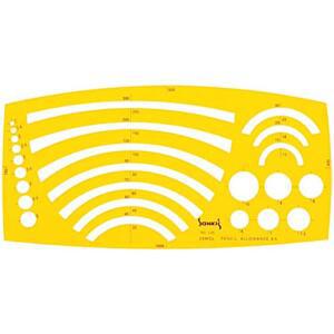 [2개구성] 산키스 아크정규 NO.105 템플레이트 템플릿 템플렛 학용품 사무용품 ARWAD3B97