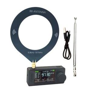 SI4732 V3 미니 포켓 108MHZ SSB 라디오 SW AM 스피커 디스플레이 내장 밴드 HF MW 안테나 수신기 FM 내장 2개