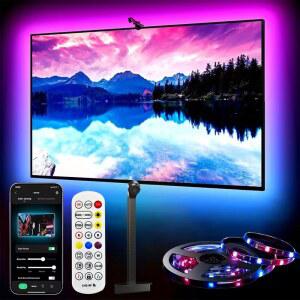 카메라와 동기화되는 LED TV 백라이트 스트립 라이트 RGB 55 스마트 앰비언트 조명 85인치 IC 게임룸용 TV용