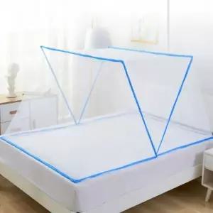 (사이즈 싱글(중))접이식 모기장 원터치 캠핑 차박 어린이 침대 모기장