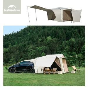 네이처하이크 차량용 테일 텐트 AIR 7.0 에어 주입식 후면 캠핑 캐노피 자외선 방수 넓은 공간 가족 야외