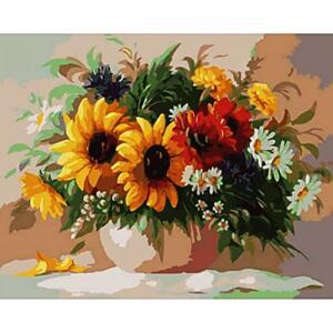 [2개구성] 101partners 유화 diy 그리기 명화 중형 색칠하기 백드롭페인팅 그림 세트 해바라기 LWFGWGLA