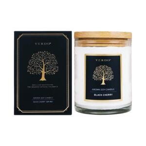 [2개구성] 빅터글로벌 베르도 아로마 소이 캔들 향초 블랙 체리 DUWB772F4