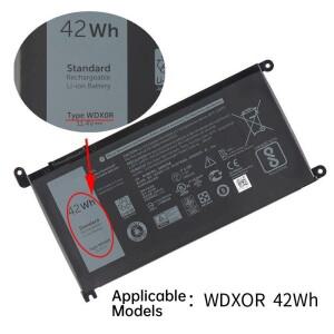 델인스피론 15 5570 WDX0R 11.4V 42Wh 리튬이온 배터리 교체용 (공구 포함)