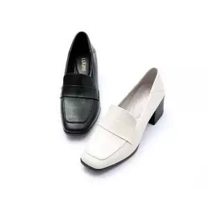 라운슈 스퀘어토 스티치 청키힐 로퍼 5cm (18011670)