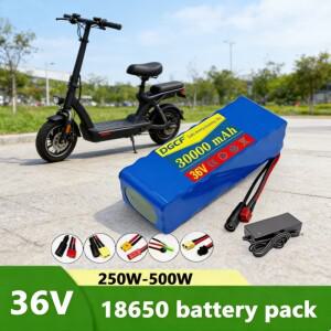 2026 배터리 맞춤형 플러그 충전식 리튬 팩 10S3P 36V20Ah 18650 스쿠터 및 BMS가 장착된 자전거용 차량