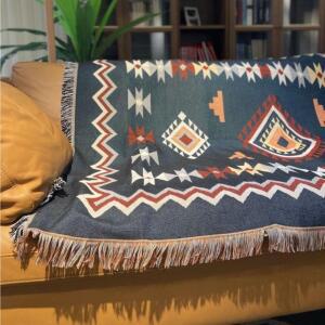 130x160 블랭킷 매트 카크닉 디자인 한기방지 겨울 캠핑 담요 차박 감성 북유럽 AW85DDEA