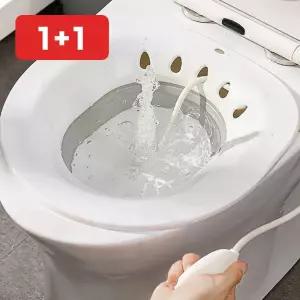 좌욕기 접이식 수동비데 가정용 변기 세정 버블 항문 좌욕