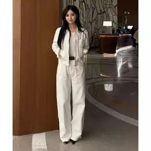 [26SS] 아트 리벳 크롭 카라 자켓 3color 봄 가을 신상 숏 탄탄 고퀄 심플 포켓