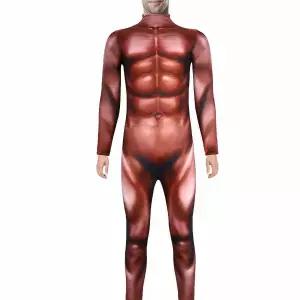 의상 웃긴 근육질 잠옷 근육 코스프레