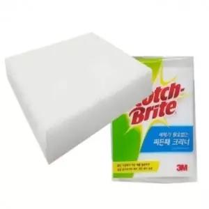 세제불필요 욕실청소스펀지 크리너백색1개 욕실물때