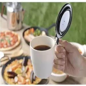 캠핑 등산용 가벼운 머그컵 세라믹 뚜껑 고급 컵 컵세트