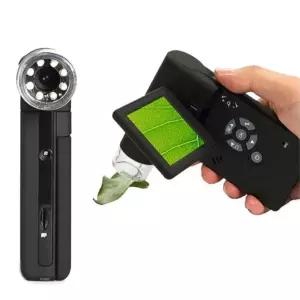 500배율 사물확대 LCD 디지털 현미경 과학수업 폰거치대 실험키트 광학렌즈 자연학습