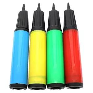 풍선불기 바람넣기 휴대용 에어 손펌프 2개 레져용 바캉스 물놀이공 여름휴가 여행용