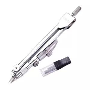 원그리기 곡선도형 연필심 컴퍼스 2개 제도기 학생용 디자인용