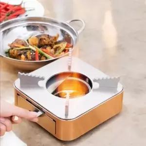 휴대용 고체 연료 스토브 1인용 미니 스토브 캠핑용 버너 야외용