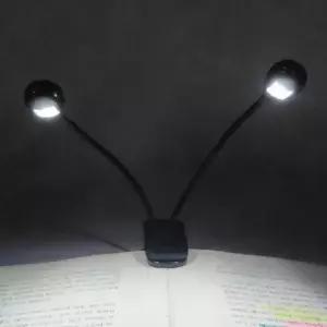 ( )휴대용스탠드 투헤드 LED 독서등 공부등