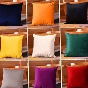 벨벳 쿠션 커버 북유럽 쿠션 커버 모던 솔리드 45x45 인테리어 홈데코 침대 사무실 등받이 차량용 베개