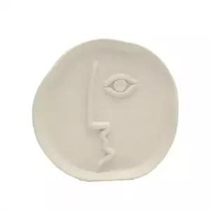 홈가드닝 둥근얼굴 인테리어 화병 세라믹 꽃병