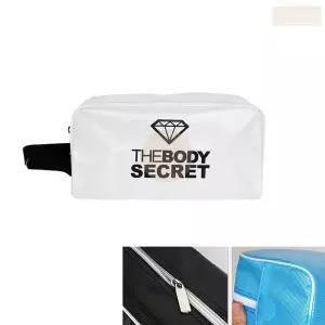 화이트 헬스 가방 손가방 수영 백 여행 용 속옷 정리 파우치 핸디 손잡이