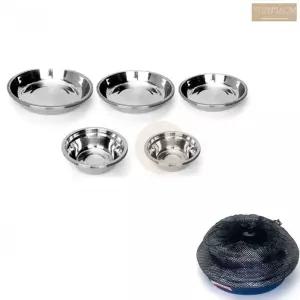 21종 캠핑용 스텐 접시 그릇 대접 용기 세트 바비큐 야외취사 피크닉