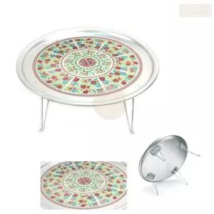 양은밥상 별왕대 4인 5인용 양은상 옛날상 오봉상 꽃상 쟁반상 철밥상