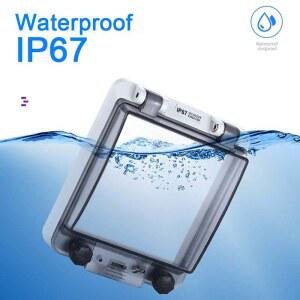 커버 모니터 관찰 스위치 보호 투명 상자 배포 IP67