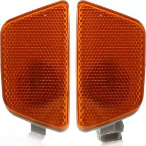 오토케이 프론트 범퍼 리플렉터 사이드 마커 라이트 어셈블리 R L 2011-2015 쉐보레 크루즈에 적합