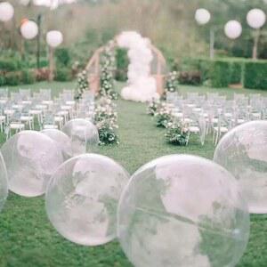 비치볼 파티 대형 투명 탱탱볼 야외 대형풍선 해변 23cm 튜브 비치 컬러볼 팽창식 놀이