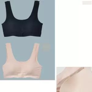 심리스 필라 요가 운동할때입는 여자 속옷 브라 살색 검정 브래지어 언더웨어