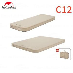네이처하이크 C12 인플레이터블 침대 초경량 휴대용 자동 팽창 매트 더블 아웃도어 여행용 에어 싱글