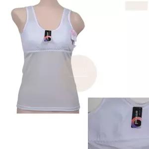 여자 주니어 민소매 순 면 브라 런닝 이너웨어 러닝 셔츠 메리야스 넌닝구